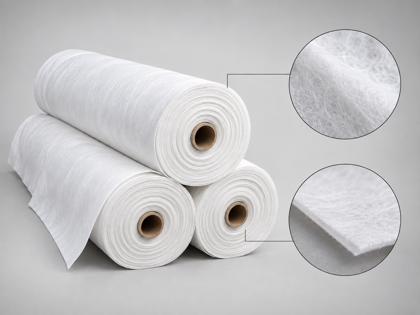 Geotextile fabric roll 300 gsm supplied by Anton Traders
